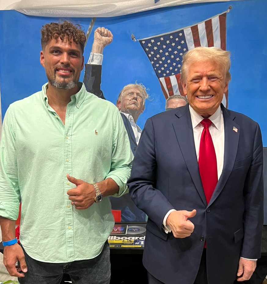 With President Trump